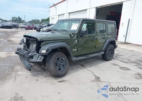 2021 Jeep Wrangler Unlimited Sport 4X4 from USA, damaged, VIN 1C4HJXDNXMW553207